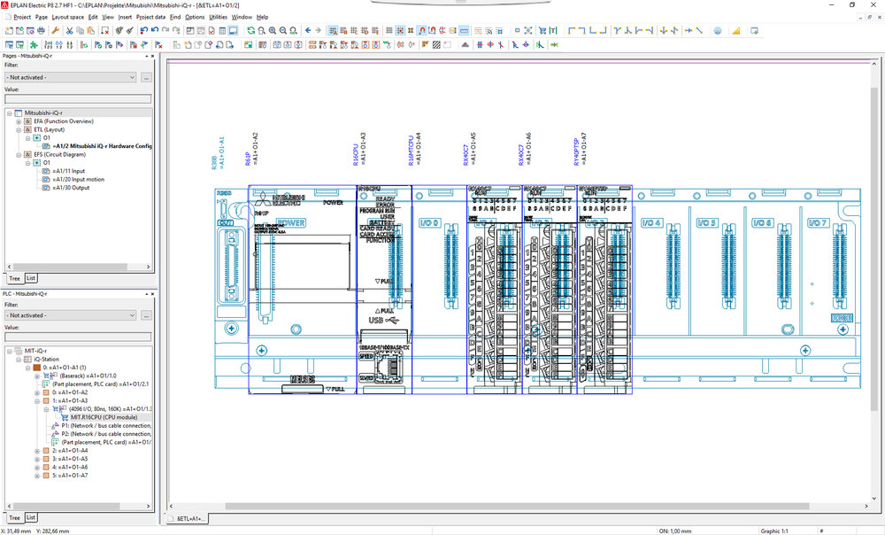 Integração: EPLAN e Melsoft iQ Works